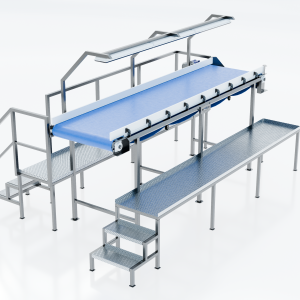 Cinta transportadora de inspección en línea de producción