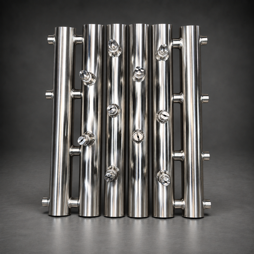 Servicio de piping industrial realizado por Metal Pro Service para sistemas de tuberías en acero inoxidable y acero al carbono en Chile.