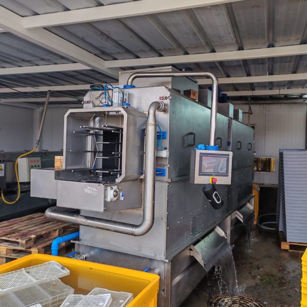 Línea productiva industrial diseñada y fabricada a medida por Metal Pro Service